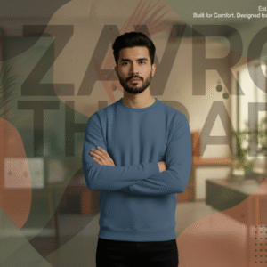 sweat shirt ( navy blue )