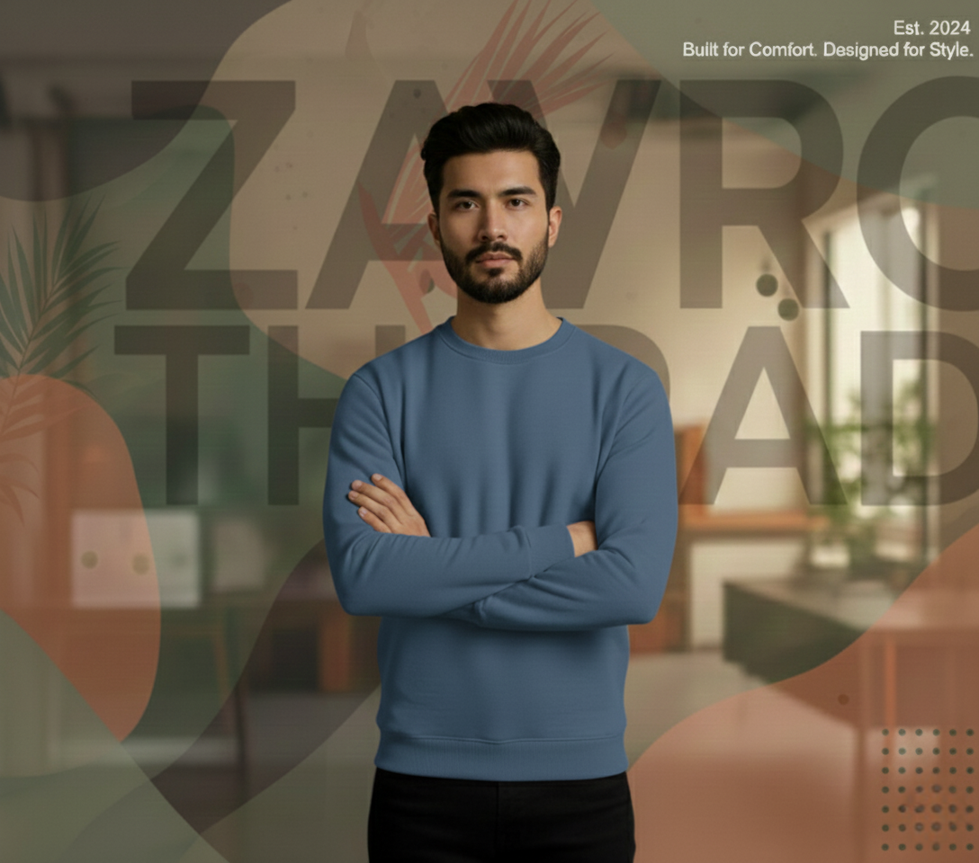 sweat shirt ( navy blue ) sweat shirt ( navy blue )