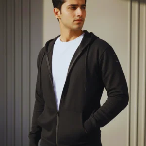 Home zipper hoodie ( black )