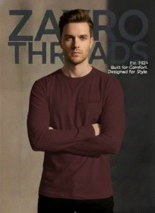 full sleeves ( maroon )