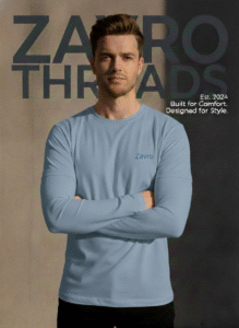 full sleeves shirt ( ice blue )