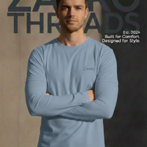 full sleeves shirt ( ice blue )