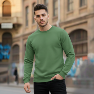 sweat shirt ( green )